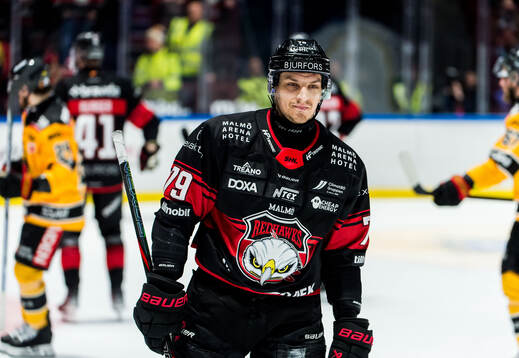 Malmö Redhawks Jakub Galvas deppar