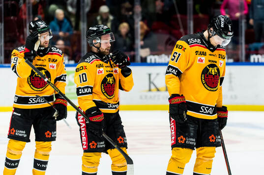 Luleås spelare deppar