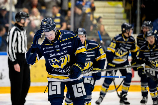 HV71s Hugo Pettersson jublar