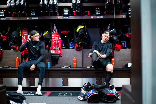 Örebros Milton Oscarson och Christopher Mastomäki
