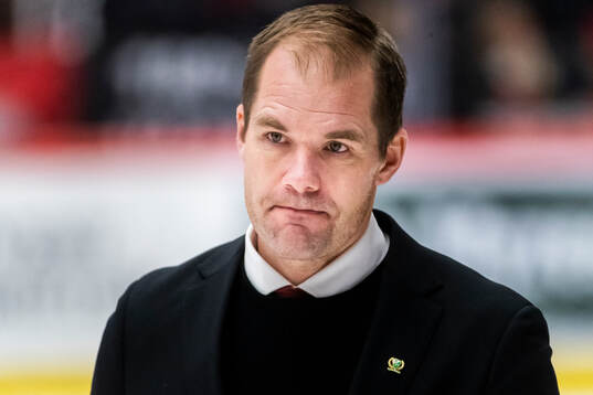 Färjestads tränare Thomas Mitell