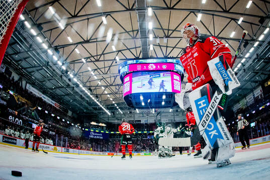 Örebros målvakt Jonas Arntzen, Kalle Kossila, Linus