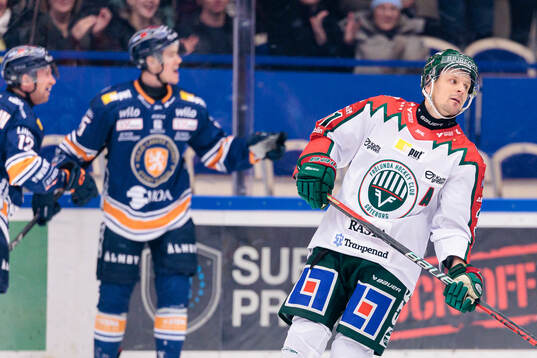 Frölundas Nicklas Lasu deppar