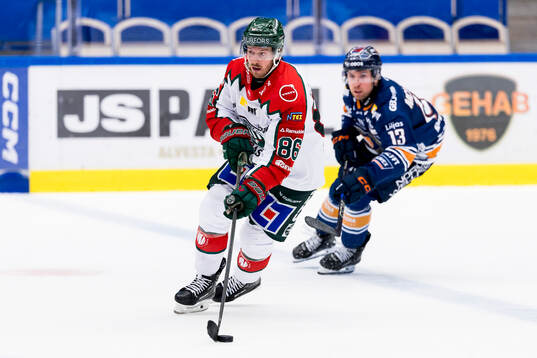 Frölundas Erik Thorell och Växjös Dylan McLaughlin