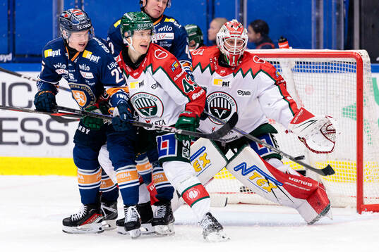 Växjös Filip Eriksson, Frölundas Tom Nilsson och