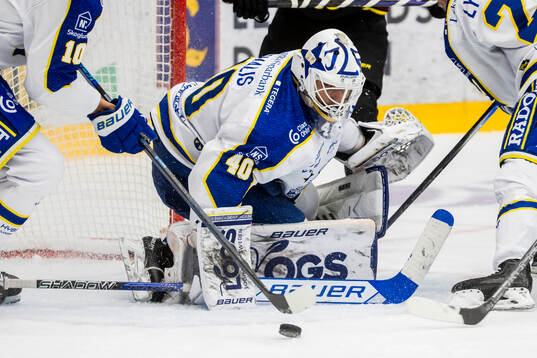 Leksands målvakt Mantas Armalis