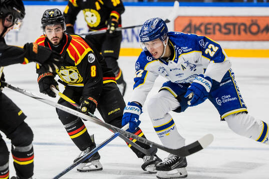 Brynäs Bobby Trivigno och Leksands Lukas Vejdemo
