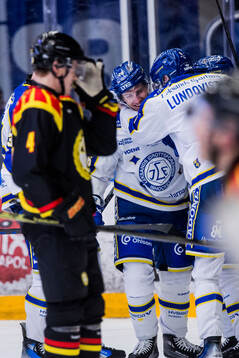 Leksands Patrik Norén jublar