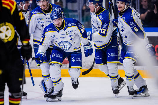 Leksands Patrik Norén jublar