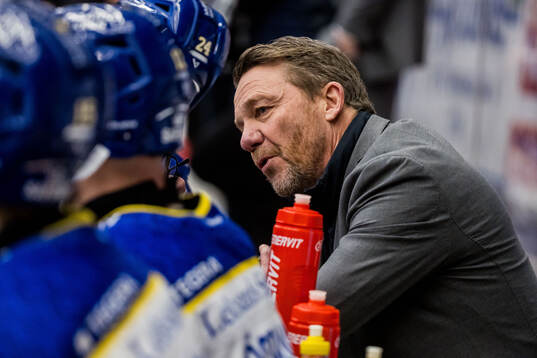 Leksands tränare Charles Berglund
