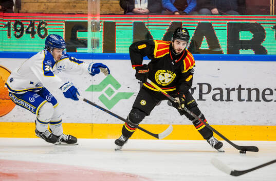 Leksands Arvid Eljas och Brynäs Bobby Trivigno