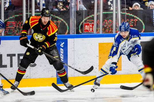 Brynäs Miks Indrasis och Leksands Alexander Lundqvist