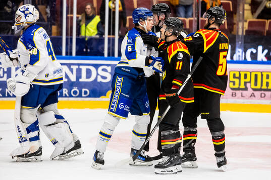 Leksands Alexander Lundqvist och Brynäs Jack Kopacka