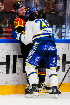 Brynäs Johan Larsson och Leksands Patrik Norén