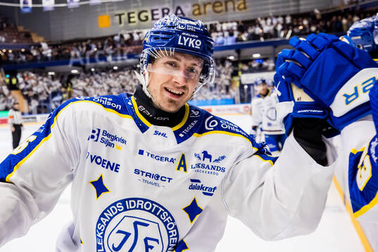 Leksands Patrik Norén jublar