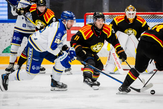 Leksands Max Veronneau och Brynäs Jordan Schroeder