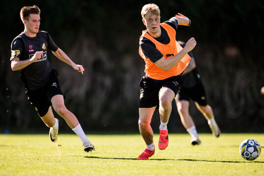 Häckens Simon Gustafson och Isak Brusberg