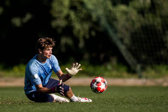 Goalkeeper Melker Ellborg of Malmö FF