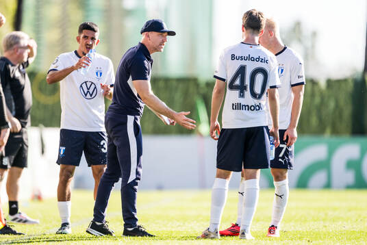 Head coach Henrik Rydström of Malmö FF