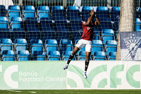 Victor Olatunji of Sparta Prag celebrates
