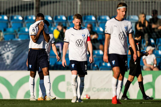 Isaac Kiese Thelin, Anders Christiansen and Erik Botheim of