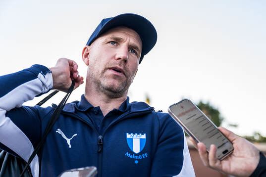 Head coach Henrik Rydström of Malmö FF
