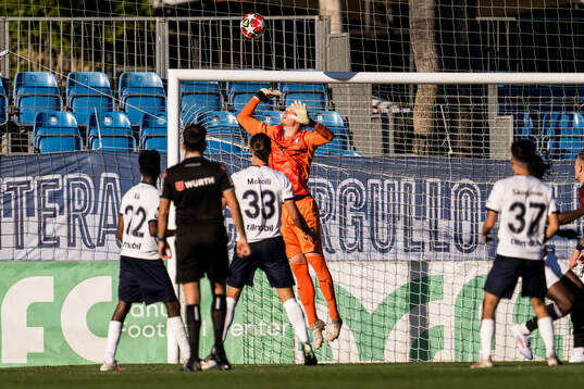 Goalkeeper Joakim Persson of Malmö FF