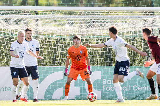 Goalkeeper Melker Ellborg of Malmö FF