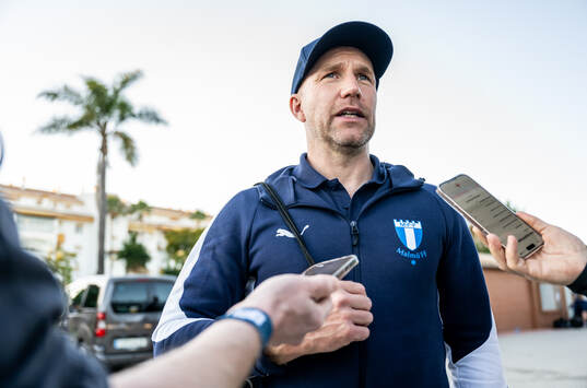 Head coach Henrik Rydström of Malmö FF