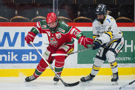 Modos Darcie Lappan och HV71s Hilda Svensson