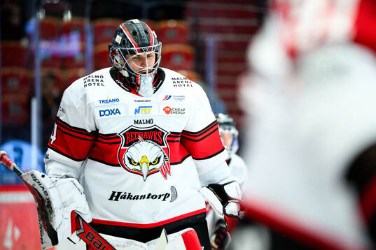 Malmö Redhawks målvakt Marek Langhamer