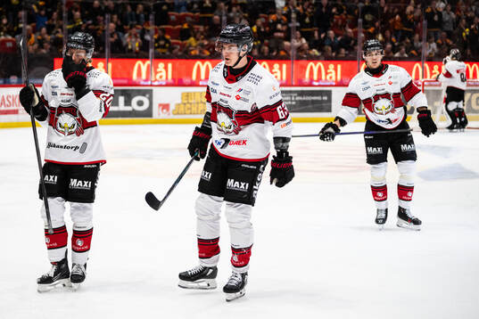 Malmö Redhawks Thomas Berg Paulsen, Fredrik Händemark och