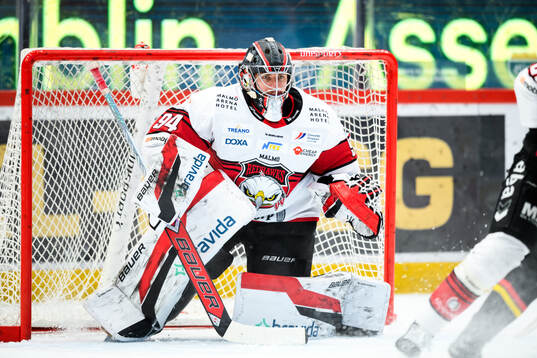 Malmö Redhawks målvakt Marek Langhamer