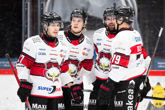 Malmö Redhawks Joona Ikonen jublar