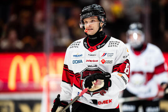 Malmö Redhawks Johan Olofsson deppar