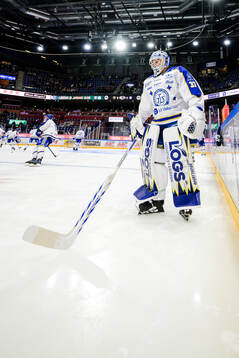 Leksands målvakt Jakob Hellsten