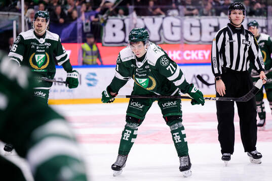 Färjestads Viktor Lodin deppar