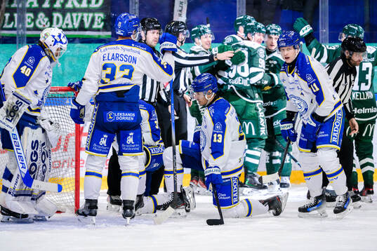 Leksands Jon Knuts och Martin Karlsson deppar