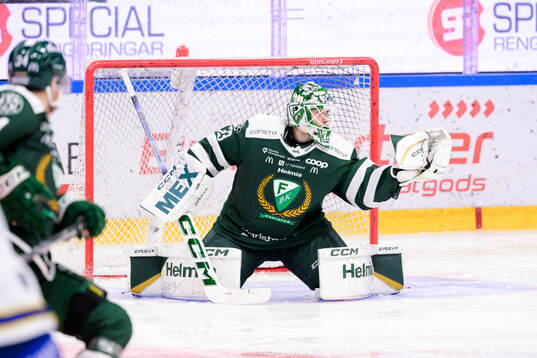 Färjestads målvakt Maxime Lagacé
