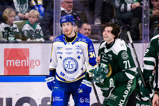 Leksands Peter Cehlarik och Färjestads Viktor Lodin