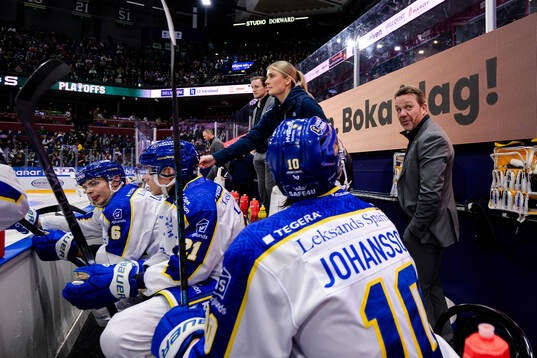 Leksands tränare Charles Berglund