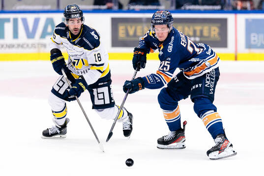 HV71s Joseph Laleggia och Växjös Filip Eriksson