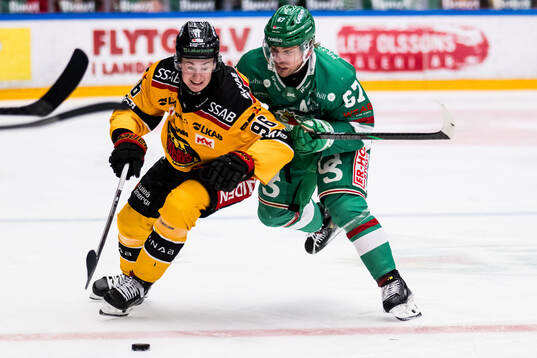 Luleås Pontus Andreasson och Rögles Leon Bristedt
