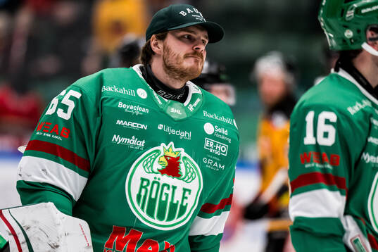 Rögles målvakt Christoffer Rifalk deppar