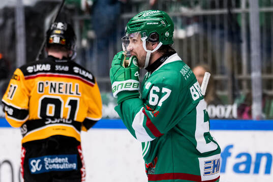 Luleås Linus Omark jublar