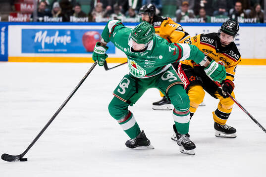 Rögles Carter Ashton och Luleås Jesper Sellgren