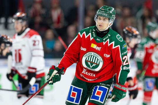 Frölundas Linus Nässén deppar