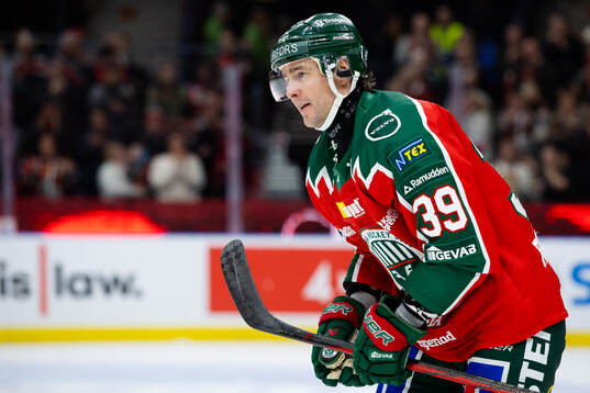 Frölundas Mikael Ruohomaa jublar