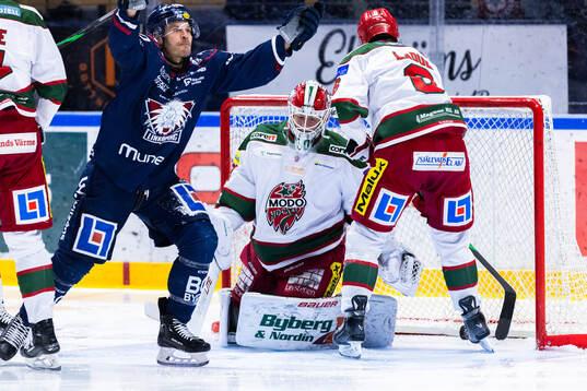 Linköpings Lance Bouma jublar