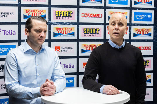Linköpings assisterande tränare Peter Jakobsson och Modos